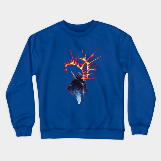 Too much Crewneck Sweatshirt by karo.line.art